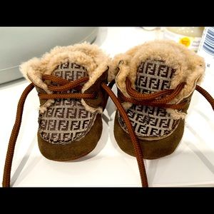 Newborn Fendi booties (unisex)